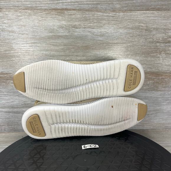 Cole Haan Womens ZeroGrand Stitchlite Knit OPTC White Rye Wingtip Oxfords Size 6 - Picture 8 of 8